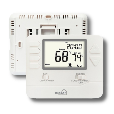 24V 50 / 60 HZ Multi Stage Weekly Programmable Thermostat For Underfloor Heating