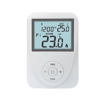 LCD 24Vac Digital Wired 7 Day Programmable Thermostat For Temperature Control