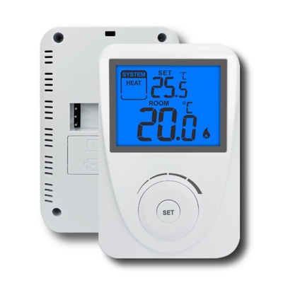 Anti - Flammable ABS Non - Programmable Heating Thermostat For Boiler