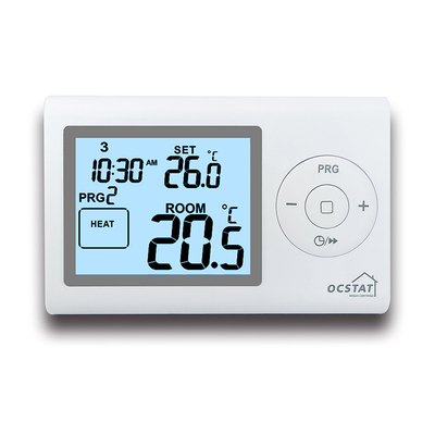 Double Function Electronic Room Thermometer , Seven Day Programmable Thermostat