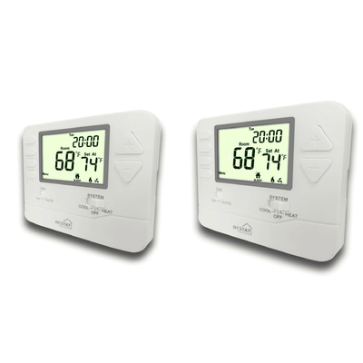 Non Programmable FCU HVAC Thermostat Auto / Manual Control High Accuracy