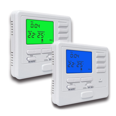 24V LCD Programmable Wired Room Thermostat US Standard Electric Floor Heating System