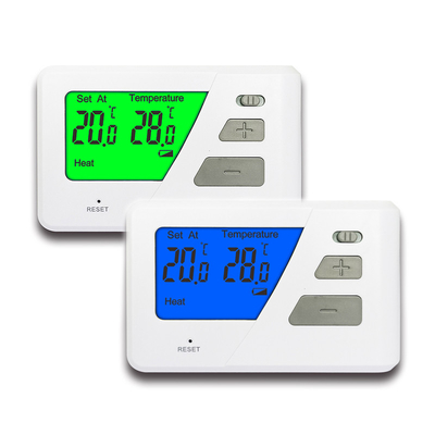 Underfloor Heating Parts Lcd Digital  Room Thermostat For Boiler , Easy Usage