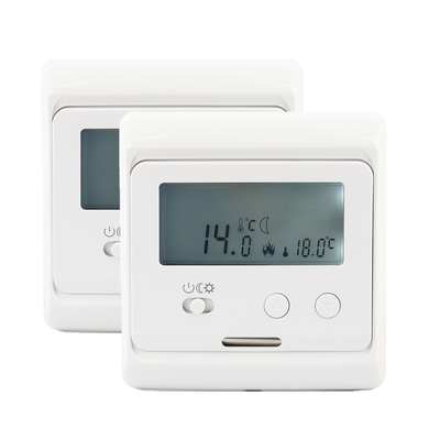 Fireproof ABS Electronic Room Thermostat 230VAC Omron Relay Eco - Friendly