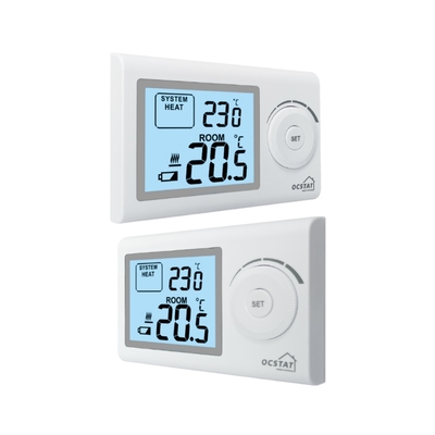 Non - Programmable Wireless Gas Boiler ABS Material Thermostat With HVAC System