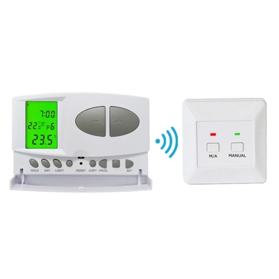 Wireless Room ABS 7 Day Programmable Water Heating RF Thermostat