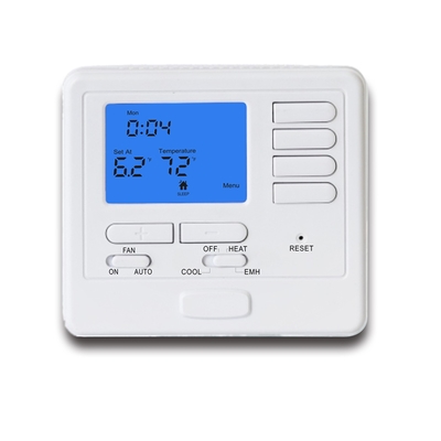 ABS Material  Programmable HVAC  Thermostat For Indoor Places 1 Year Warranty