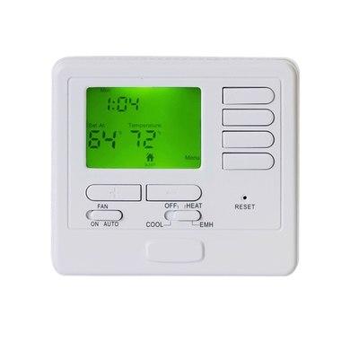 ABS Material  Programmable HVAC  Thermostat For Indoor Places 1 Year Warranty