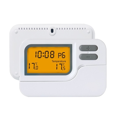 White 7 Day Programmable Digital Underfloor Heating Thermostat With NTC Sensor