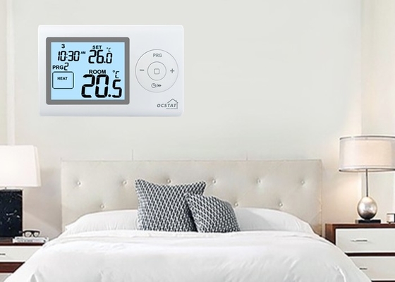 7 Day Programmable Wired Digital Thermostat For Household Usage