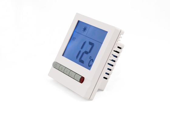 Blue Backlight Fan Coil Thermostat Non Programmable With Omron Relay