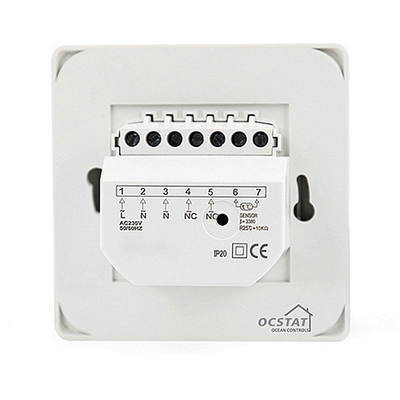 ABS Electronic Room Water Heating Thermostat With LED Working Status Indicator