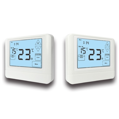 2W Digital Room Thermostat Temperature Controller Square Shaped