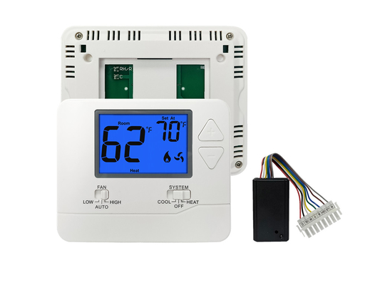 Wall - Mounted Box Non Programmable Thermostat / Heat Pump Thermostat
