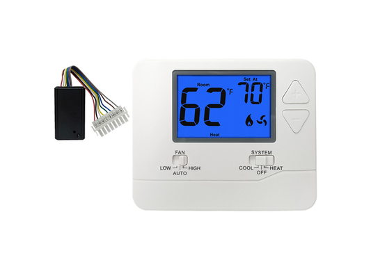 Wall - Mounted Box Non Programmable Thermostat / Heat Pump Thermostat