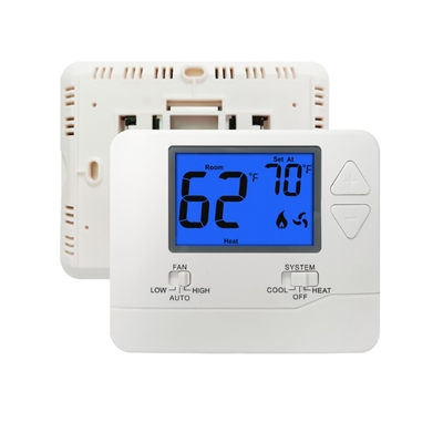 Anti - Flammable Non Programmable Room Thermostat NTC Sensor Eco - Friendly
