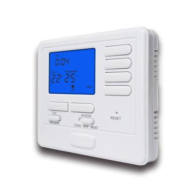 Wired Room Thermostat 5/1/1 Programmable Single Stage Electric And Gas Heating Room Thermostat