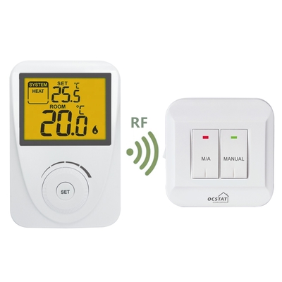 230V 6A Digital Wireless Boiler Thermostat For Hotel Home