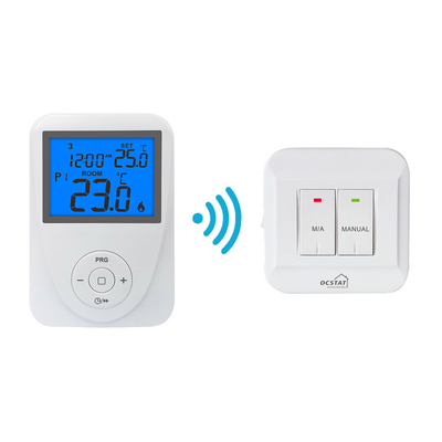 230V WiFi RF Wireless Programmable Room Thermostat For Boilers