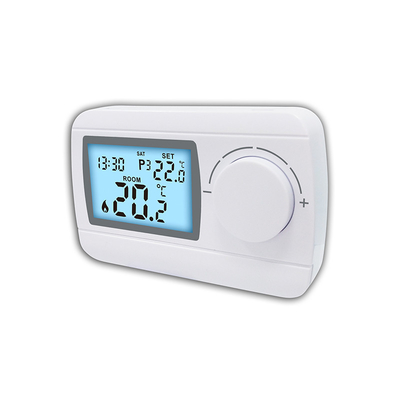 Wall Mounted ABS Plastic 7 Day Programmable Thermostat With Digital Display