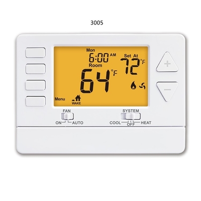 Digital LCD 24V Programmable 1 Heat 1 Cool Air Conditioner Thermostat