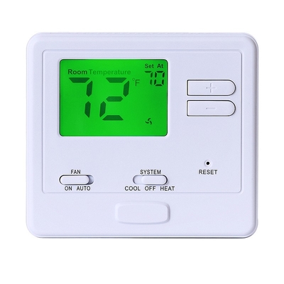 Manual Heating And Cooling AC Wired Room Thermostat For Central Air Conditioner