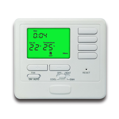 Household Heat Pump Programmable Wired Room Thermostat With Universal Sub - Base