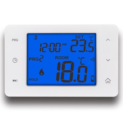 7 Days Programmable Omron Relay Touch Screen Thermostat