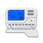 Backlight Wired Room Thermostat Heating / Cooling 7 Day Programmable