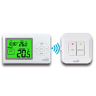 Transmitter / Receiver RF Room Thermostat 7 Day Programmable 6 Time / Temp Per Day