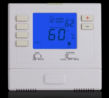 Multi Stage Underfloor Heating Room Thermostat 24V With Blue Backlight