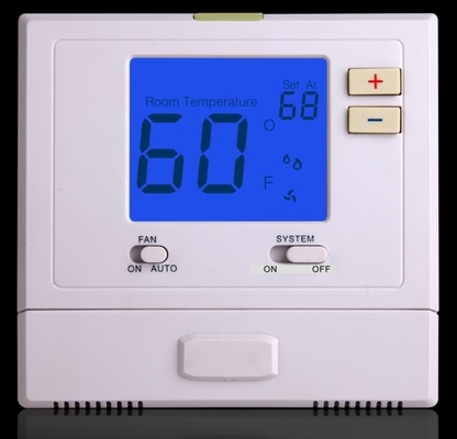 Heating And Air Conditioning Thermostats , Battery Operated Programmable Thermostat