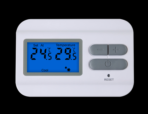 Non - Programmable Wireless  Thermostat , Digital Fan Coil Thermostat