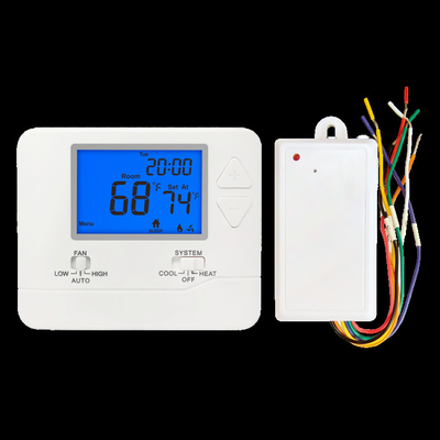 Riseem Programmable Wireless PTAC Room Thermostat Air Conditioner Home Thermostat 24V