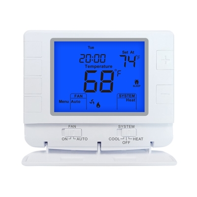Riseem ABS 1 Heat 1 Cool Air Conditioner Programmable Home Thermostat For HVAC System