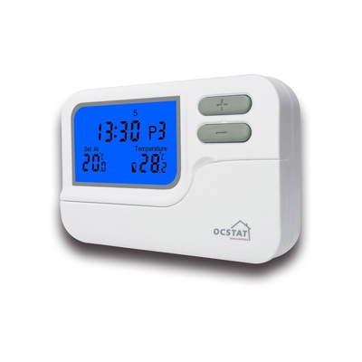 Riseem Digital LCD Display 7 Day Programmable Wiring a Room Thermostat with Manual Override Mode