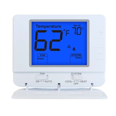 Riseem Single Stage Air Conditioner Controller Temperature Controller Heating Non-programmable Thermostat for Home
