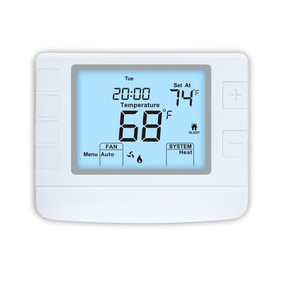 Single Stage Programmable 2 Heating And 1 Cooling 24V  LCD Display Digital Room Thermostat Air Conditioning System