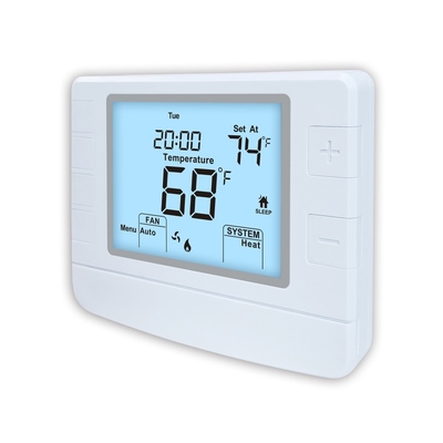 Riseem Single Stage Programmable Heating Room Thermostat for Home, Hvac Digital Thermostat 24V Power