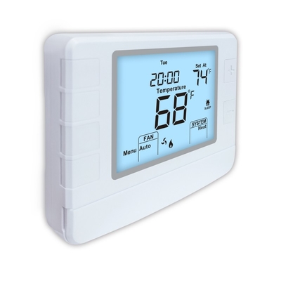 Single Stage Programmable Heating Room Thermostat for Home, Hvac Digital Thermostat 24V Power