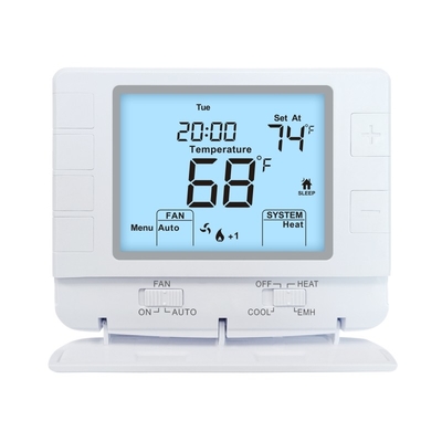 Riseem 24V 5 / 1 / 1 Programmable Electronic Home Thermostat 24 Volt With Temperature Control