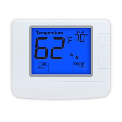 Riseem STN1020 Heating And Cooling Air Conditioning Digital Non-programmable Thermostat for Home 24volt  One Year Warranty
