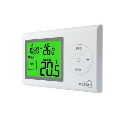 Riseem Temperature Controller Heating 7 Day Programmable Thermostat with Heat and Cool Switch