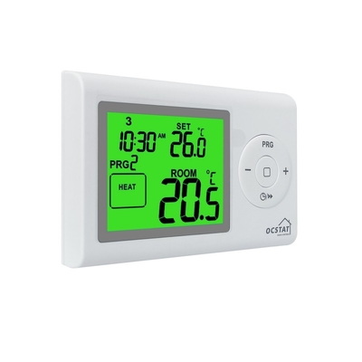 Riseem Temperature Controller Heating 7 Day Programmable Thermostat with Heat and Cool Switch