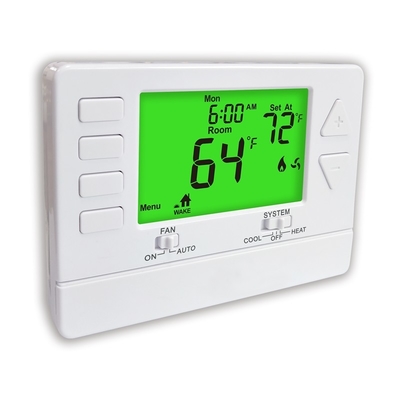 Riseem Blue LCD Backlight Digital Programmable Room Thermostat For HVAC System