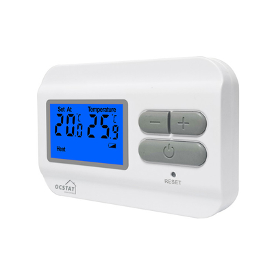 Riseem 868MHZ ABS Digital RF Thermostat For Heating And Cooling Room Gas Boilers LCD Display 230V Temperature Control Digital Room Thermostat Non-Programmable