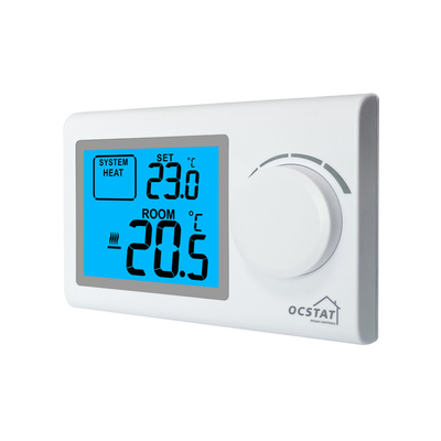 Riseem Temperature Control Boiler Wireless Room Thermostat With LED Indicator Non-programmable