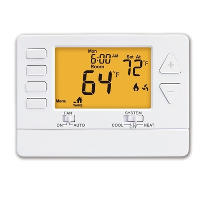 Single Stage Air Conditioner Digital Temperature Controller Heating Riseem Thermostat with Battery