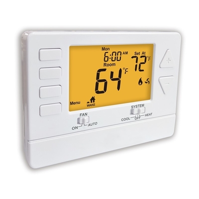 Single Stage Air Conditioner Digital Temperature Controller Heating Riseem Thermostat with Battery
