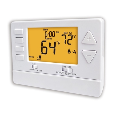 Single Stage Air Conditioner Digital Temperature Controller Heating Riseem Thermostat with Battery